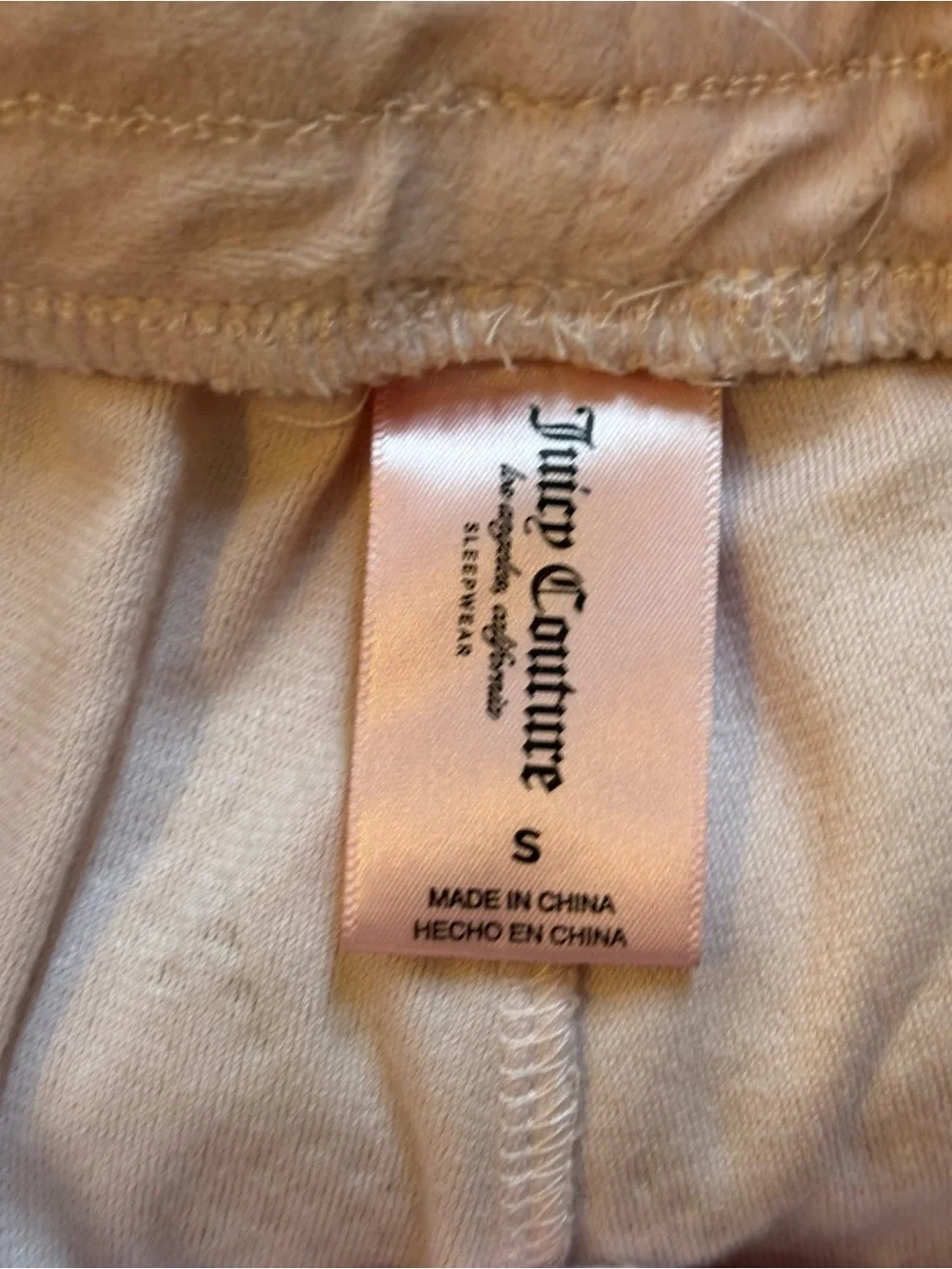 Juicy Couture Pink Set Top and Shorts with Rhinestone Logo